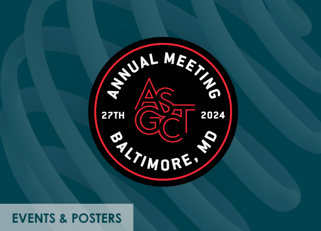American Society of Gene and Cell Therapy 2024 Annual Meeting